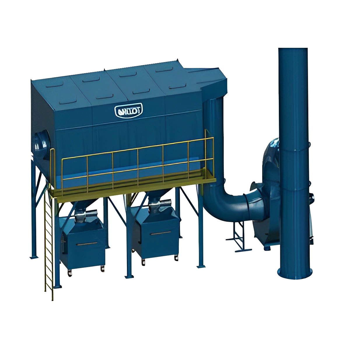 大風量型中央集塵器